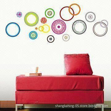 Wall Sticker, Easy to Apply, Remove and Reusable, with UV and CMYK Prints